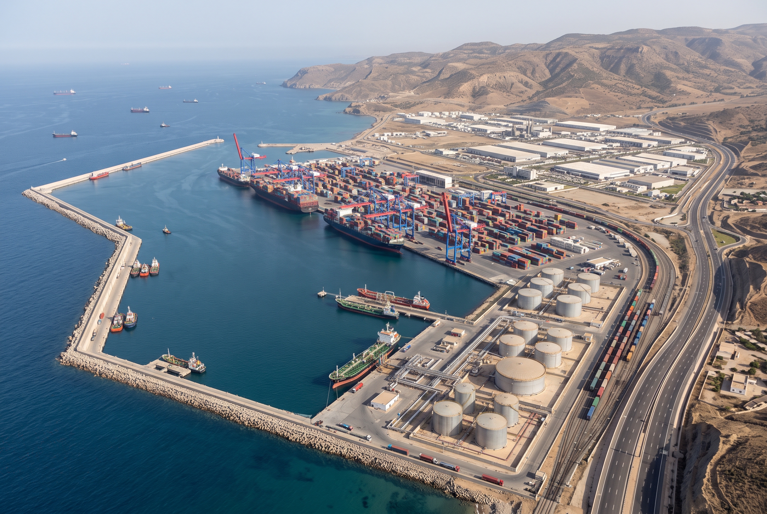 Nador West Med: De megahaven van 4,2 miljard dollar die Marokko transformeert