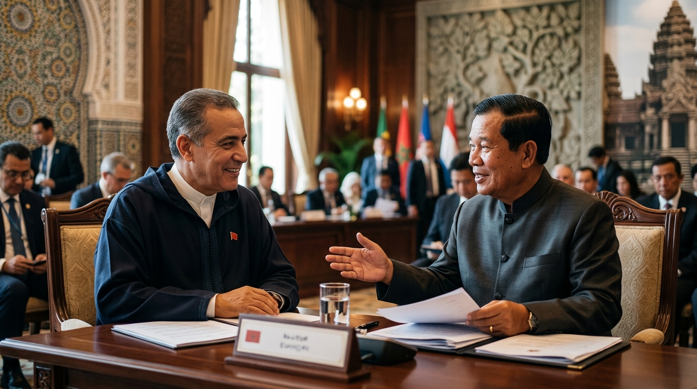 Morocco and Cambodia Deepen Ties: Strategic Geopolitics and Economic Synergy in Focus