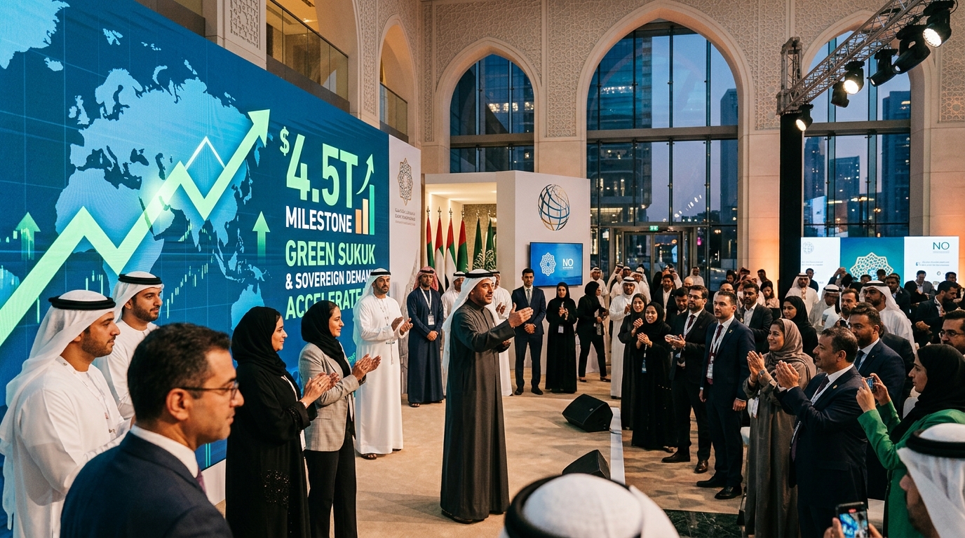 المالية الإسلامية العالمية تتجاوز حاجز 4.5 تريليون دولار مع تسارع وتيرة الصكوك الخضراء والطلب السيادي