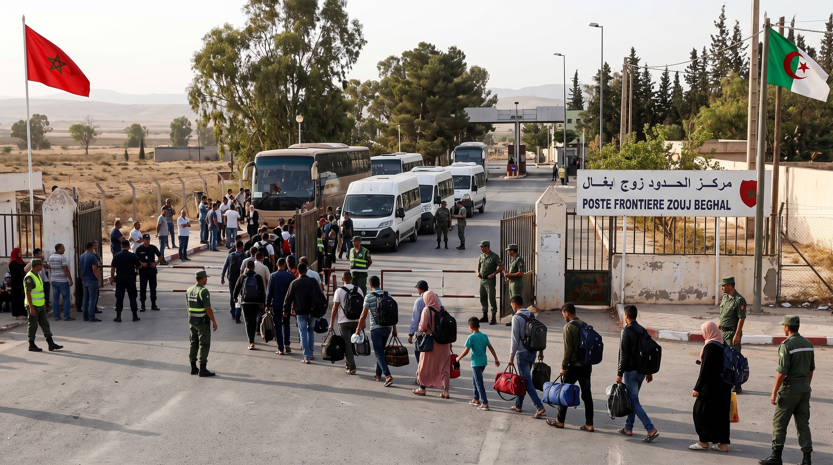 Algeria Returns 33 Moroccan Migrants at Zouj Beghal Border